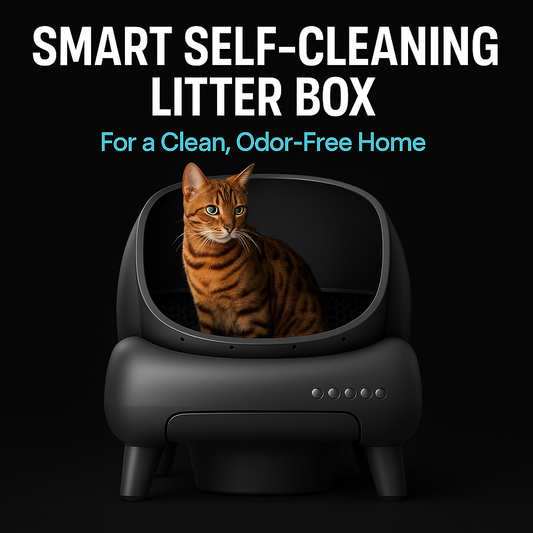 Smart Self-Cleaning Litter Box – For a Clean, Odor-Free Home