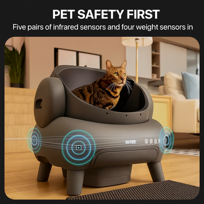 Smart Self-Cleaning Litter Box – For a Clean, Odor-Free Home